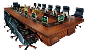 香河中锐家具大班桌产品系列介绍